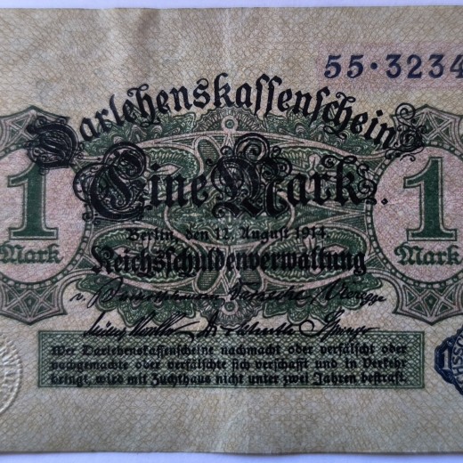 1 markė 1914 m. 1 markė 1914 m.