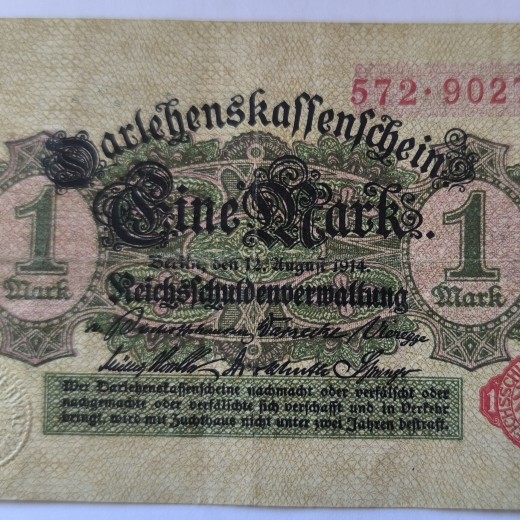 1 markė 1914 m. 1 markė 1914 m.