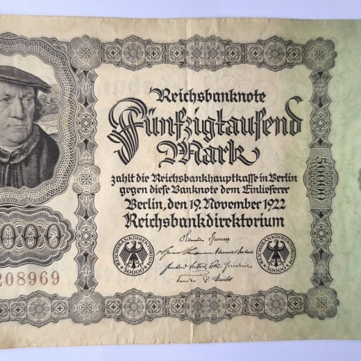 50 000 markių 1922 m.