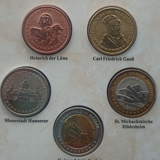 Albumas su Vokietijos žemių medaliais.