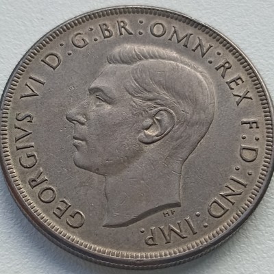 Australija. 1 krona 1937 m. Sidabras