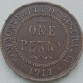 Australija. 1 penny 1911 m. Australija. 1 penny 1911 m.
