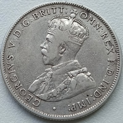 Australija. 2 šilingai 1916 m. Sidabras