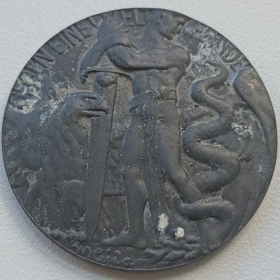 Austrijos-Vengrijos Raudonojo Kryžiaus ir Karo paramos tarnybos labdaros medalis. 1915 m.
