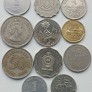 Azija. 11 monetų. Azija. 11 monetų.