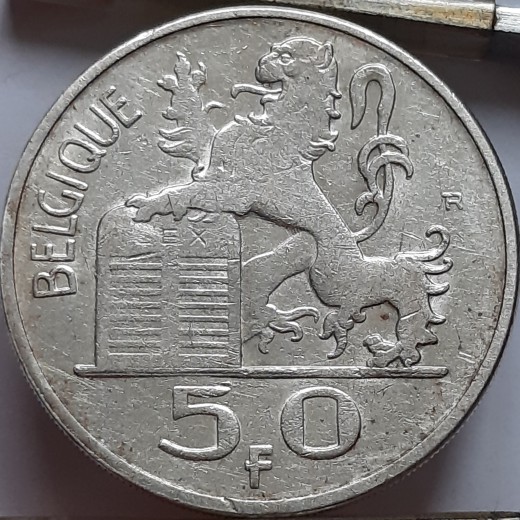 Belgija 50 Frankų 1949 KM#136 (55.) Belgija 50 Frankų 1949 KM#136 (55.)