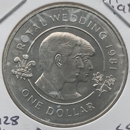 Bermudai. 1 doleris 1981 m. Bermudai. 1 doleris 1981 m.