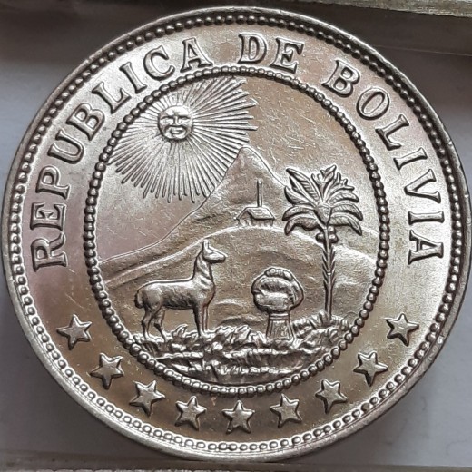 Bolivija 10 sentavų 1939 UNC KM#179 (6626)