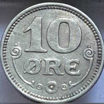 Danija 10 Erių 1921 KM#818.2a (B63)