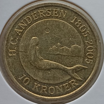 Danija. 10 kronų 2005 m.