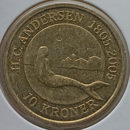 Danija. 10 kronų 2005 m. Danija. 10 kronų 2005 m.
