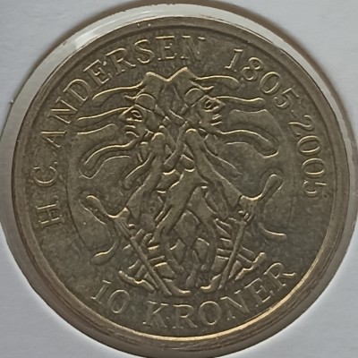 Danija. 10 kronų 2006 m. Proginė.