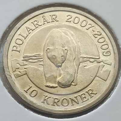 Danija. 10 kronų 2007 m. Proginė.