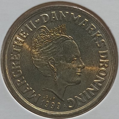 Danija. 20 kronų 1999 m. Danija. 20 kronų 1999 m.