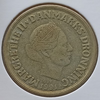 Danija. 20 markių 1991 m.