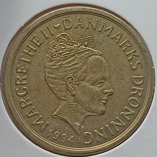 Danija. 20 markių 1994 m.
