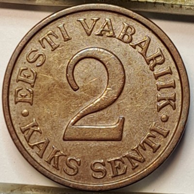 Estija 2 Sentai 1934 KM#15 (B71)