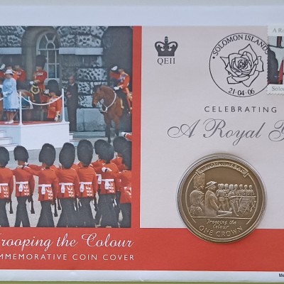 Gibraltaras. 1 krona 2005 m. Voke.