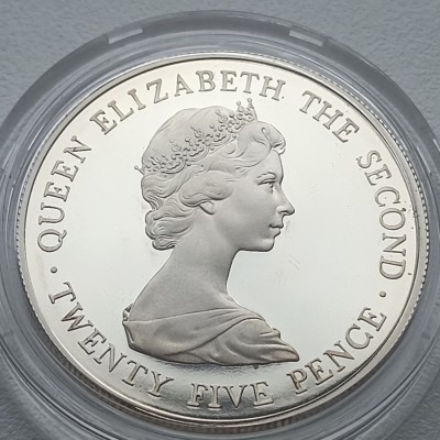 Guernsey. 25 pencai 1978 m. Sidabras.