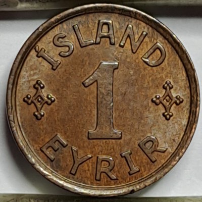 Islandija 1 eirė 1937 KM#5.1 (132.)