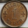Islandija 1 eirė 1937 KM#5.1 (132.) Islandija 1 eirė 1937 KM#5.1 (132.)