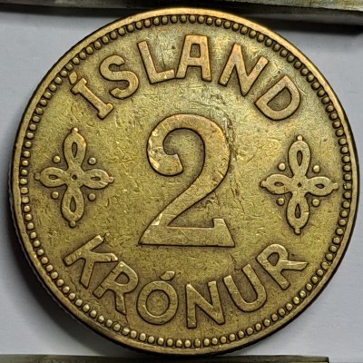 Islandija 2 Kronos 1925 KM#4 (110.) Islandija 2 Kronos 1925 KM#4 (110.)