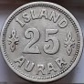 Islandija 25 eirės 1922 KM#2 (B89)