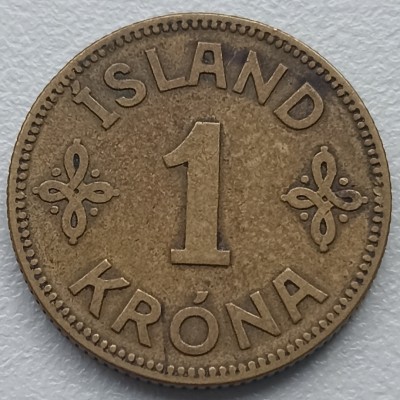 Islandija. 1 krona 1925 m.
