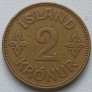 Islandija. 2 kronos 1925 m. Islandija. 2 kronos 1925 m.