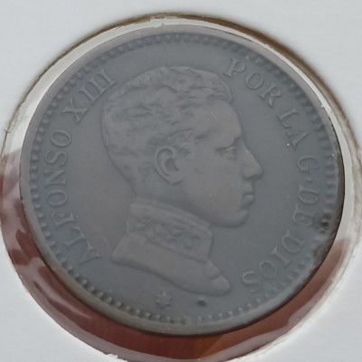Ispanija. 2 centimai 1904 m.