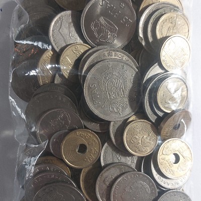 ISPANIJOS MONETŲ LOTAS 115 VNT.