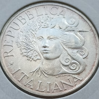 Italija. 1000 lirų 1994 m. Sidabras.