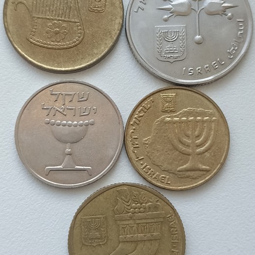 Izraelis. Miksas 5 vienetai. Izraelis. Miksas 5 vienetai.