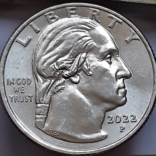 JAV 1/4 dolerio 2022 P KM#769 Proginė (118.)