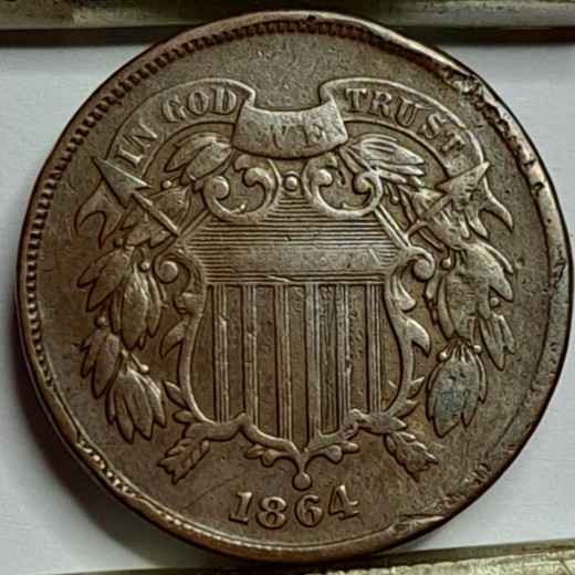 JAV 2 Centai 1864 (48.) JAV 2 Centai 1864 (48.)
