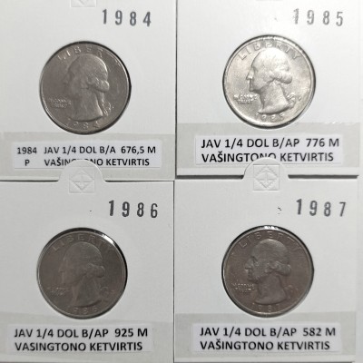 JAV KETVIRČIŲ RINKINYS