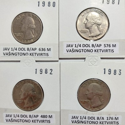 JAV KETVIRČIŲ RINKINYS