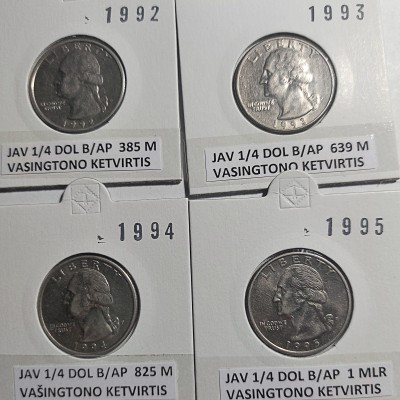 JAV KETVIRČIŲ RINKINYS