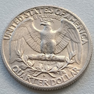JAV. 1/4 dolerio 1942 m. S. Sidabras
