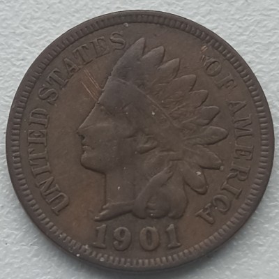 JAV. 1 centas 1901 m.