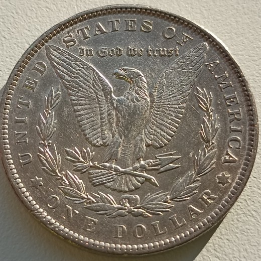 JAV. 1 doleris 1888 m. Sidabras. JAV. 1 doleris 1888 m. Sidabras.