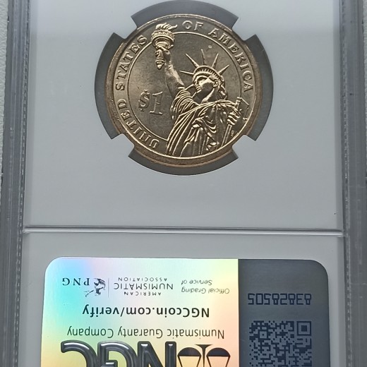 JAV. 1 doleris 2007 m. Sertifikuota. JAV. 1 doleris 2007 m. Sertifikuota.
