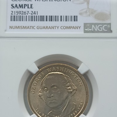 JAV. 1 doleris 2007 m. Sertifikuota.