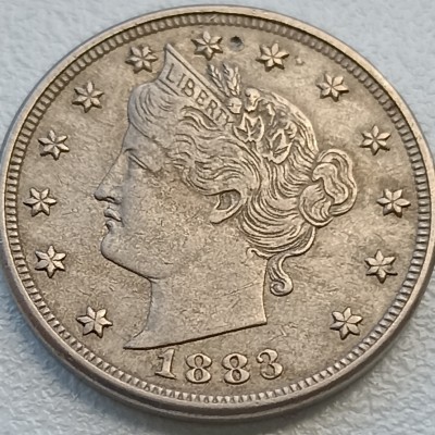 JAV. 5 centai 1883 m. JAV. 5 centai 1883 m.