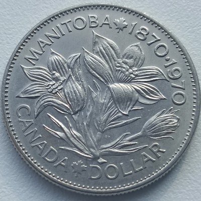 Kanada. 1 doleris 1970 m.
