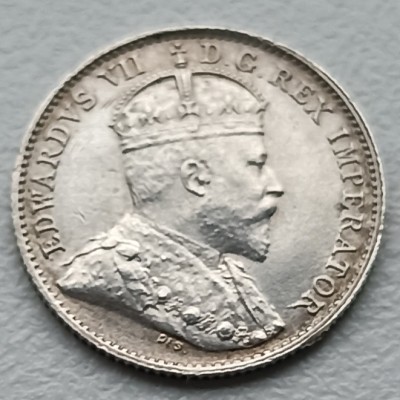 Kanada. 5 centai 1910 m. Sidabras.