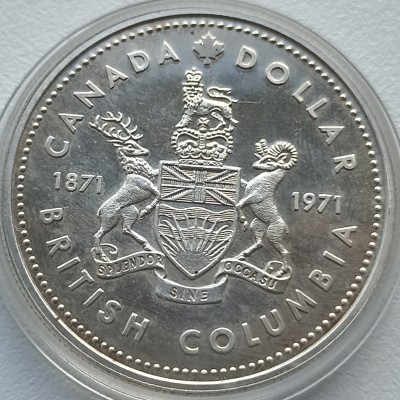 Kanada. Doleris 1971 m. Sidabras.