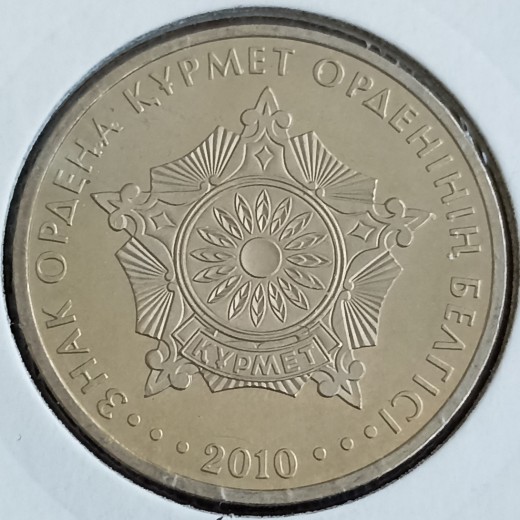 Kazakstanas. 50 tengių 2010 m.