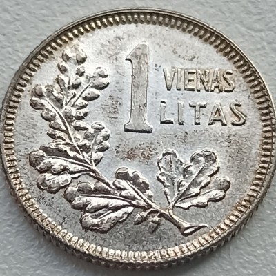 Lietuva. 1 litas. 1925 m. Sidabras