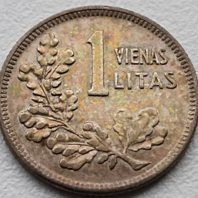 Lietuva. 1 litas. 1925 m. Sidabras
